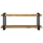 Estante de pared madera maciza de mango 110x33x45 cm von , CD- und DVD-Speicher - Ref: Foro24-4017488, Preis: 142,74 €, Rabat...