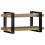 Estante de pared multicolor de madera maciza reciclada by , CD and DVD storage - Ref: Foro24-4017483, Price: 72,65 €, Discoun...