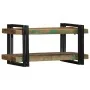 Estante de pared multicolor de madera maciza reciclada by , CD and DVD storage - Ref: Foro24-4017483, Price: 72,65 €, Discoun...
