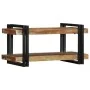 Estante de pared multicolor de madera maciza reciclada by , CD and DVD storage - Ref: Foro24-4017483, Price: 72,65 €, Discoun...