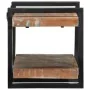 Estante de pared multicolor de madera maciza reciclada by , CD and DVD storage - Ref: Foro24-4017483, Price: 72,65 €, Discoun...