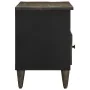 Mueble de TV madera maciza de mango negro 100x33x46 cm by , TV Furniture - Ref: Foro24-4017808, Price: 97,84 €, Discount: %