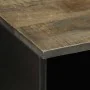 Mueble de TV madera maciza de mango negro 100x33x46 cm by , TV Furniture - Ref: Foro24-4017808, Price: 97,84 €, Discount: %