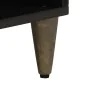 Mueble de TV madera maciza de mango negro 100x33x46 cm by , TV Furniture - Ref: Foro24-4017808, Price: 97,84 €, Discount: %