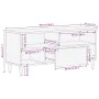 Mueble de TV madera maciza de mango negro 100x33x46 cm by , TV Furniture - Ref: Foro24-4017808, Price: 97,84 €, Discount: %