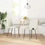 Sillas de comedor 2 unidades terciopelo crema de , Sillas de comedor - Ref: Foro24-4101066, Precio: 102,06 €, Descuento: %