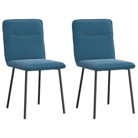 Sillas de comedor 2 unidades terciopelo azul von , Essstühle - Ref: Foro24-4101219, Preis: 86,62 €, Rabatt: %