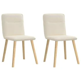 Sillas de comedor 2 unidades lino de , Sillas de comedor - Ref: Foro24-4101231, Precio: 109,01 €, Descuento: %