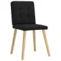 Sillas de comedor 2 unidades tela negro de , Sillas de comedor - Ref: Foro24-4101070, Precio: 100,58 €, Descuento: %
