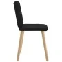Sillas de comedor 2 unidades tela negro de , Sillas de comedor - Ref: Foro24-4101070, Precio: 100,58 €, Descuento: %