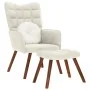 Sillón de relax con taburete terciopelo crema von , Sessel - Ref: Foro24-4016830, Preis: 145,68 €, Rabatt: %