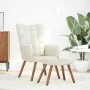 Sillón de relax con taburete terciopelo crema von , Sessel - Ref: Foro24-4016830, Preis: 145,68 €, Rabatt: %
