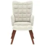 Sillón de relax con taburete terciopelo crema von , Sessel - Ref: Foro24-4016830, Preis: 145,68 €, Rabatt: %