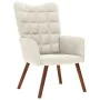 Sillón de relax con taburete terciopelo crema von , Sessel - Ref: Foro24-4016830, Preis: 145,68 €, Rabatt: %
