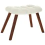 Sillón de relax con taburete terciopelo crema von , Sessel - Ref: Foro24-4016830, Preis: 145,68 €, Rabatt: %