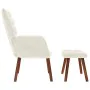 Sillón de relax con taburete terciopelo crema von , Sessel - Ref: Foro24-4016830, Preis: 145,68 €, Rabatt: %