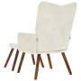 Sillón de relax con taburete terciopelo crema von , Sessel - Ref: Foro24-4016830, Preis: 145,68 €, Rabatt: %