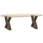Patas para mesa centro 2 uds acero natural 40x(30-31,3)cm acero von , Tischbeine - Ref: Foro24-4012683, Preis: 65,97 €, Rabat...