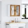Armario de pared para cocina puerta cristal Porto madera vieja by , Kitchen cabinets - Ref: Foro24-854155, Price: 66,89 €, Di...