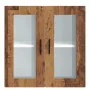 Armario de pared para cocina puerta cristal Porto madera vieja by , Kitchen cabinets - Ref: Foro24-854155, Price: 66,89 €, Di...