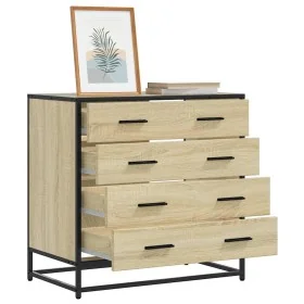 Cajonera de madera contrachapada color roble sonoma 70x41x70 cm by , Drawers - Ref: Foro24-849080, Price: 121,25 €, Discount: %