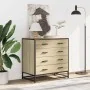 Cajonera de madera contrachapada color roble sonoma 70x41x70 cm by , Drawers - Ref: Foro24-849080, Price: 121,25 €, Discount: %