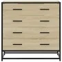 Cajonera de madera contrachapada color roble sonoma 70x41x70 cm by , Drawers - Ref: Foro24-849080, Price: 121,25 €, Discount: %