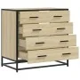 Cajonera de madera contrachapada color roble sonoma 70x41x70 cm by , Drawers - Ref: Foro24-849080, Price: 121,25 €, Discount: %