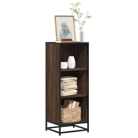 Estantería madera ingeniería roble marrón 40x35x107,5 cm by , Bookcases and shelves - Ref: Foro24-849113, Price: 72,21 €, Dis...