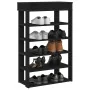 Mueble zapatero de madera de ingeniería negro 60x30x98 cm by , Shoe racks and shoe organizers - Ref: Foro24-859924, Price: 65...