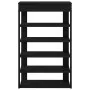 Mueble zapatero de madera de ingeniería negro 60x30x98 cm by , Shoe racks and shoe organizers - Ref: Foro24-859924, Price: 65...