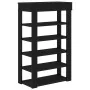 Mueble zapatero de madera de ingeniería negro 60x30x98 cm by , Shoe racks and shoe organizers - Ref: Foro24-859924, Price: 65...