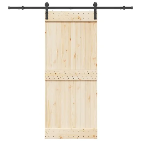 Kit de herrajes para puertas correderas acero negro 200 cm von , Türartikel - Ref: Foro24-4009749, Preis: 52,05 €, Rabatt: %