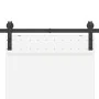 Kit de herrajes para puertas correderas acero negro 200 cm von , Türartikel - Ref: Foro24-4009749, Preis: 52,05 €, Rabatt: %