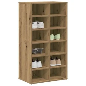 Mueble zapatero madera contrachapada roble artisan von , Schuhregale und Schuhorganisatoren - Ref: Foro24-855837, Preis: 94,0...