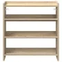 Mueble zapatero madera contrachapada roble sonoma 60x25x62 cm by , Shoe racks and shoe organizers - Ref: Foro24-859889, Price...