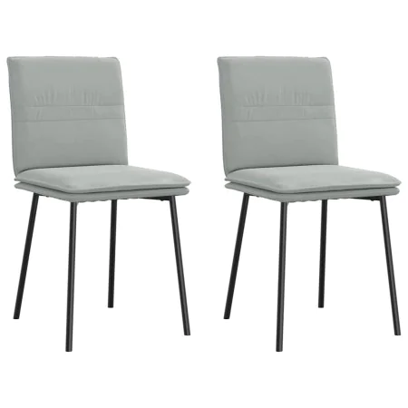 Sillas de comedor 2 unidades terciopelo gris claro von , Essstühle - Ref: Foro24-4101244, Preis: 93,09 €, Rabatt: %
