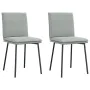Sillas de comedor 2 unidades terciopelo gris claro von , Essstühle - Ref: Foro24-4101244, Preis: 93,09 €, Rabatt: %