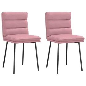 Sillas de comedor 2 unidades terciopelo rosa von , Essstühle - Ref: Foro24-4101286, Preis: 95,03 €, Rabatt: %
