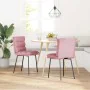 Sillas de comedor 2 unidades terciopelo rosa by , dining chairs - Ref: Foro24-4101286, Price: 95,03 €, Discount: %