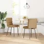 Sillas de comedor 2 unidades terciopelo marrón by , dining chairs - Ref: Foro24-4101290, Price: 95,29 €, Discount: %