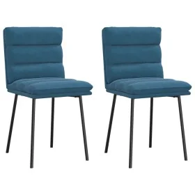 Sillas de comedor 2 unidades terciopelo azul by , dining chairs - Ref: Foro24-4101292, Price: 94,10 €, Discount: %