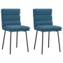Sillas de comedor 2 unidades terciopelo azul von , Essstühle - Ref: Foro24-4101292, Preis: 94,10 €, Rabatt: %
