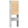 Armario de lavadora madera ingeniería gris hormigón 64x24x190cm by , Accessories for washing machines and dryers - Ref: Foro2...