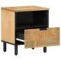 Mesilla de noche marrón 40x33x46 cm madera maciza mango von , Nachttische - Ref: Foro24-4017726, Preis: 62,12 €, Rabatt: %