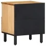 Mesilla de noche marrón 40x33x46 cm madera maciza mango von , Nachttische - Ref: Foro24-4017726, Preis: 62,12 €, Rabatt: %