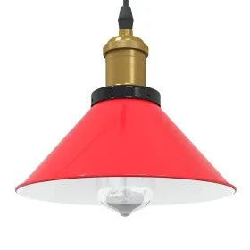 Lámpara colgante regulable en altura E27 rojo brillante Ø 22cm by , Lamps - Ref: Foro24-4103449, Price: 29,10 €, Discount: %