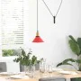 Lámpara colgante regulable en altura E27 rojo brillante Ø 22cm von , Lampen - Ref: Foro24-4103449, Preis: 29,10 €, Rabatt: %