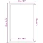 Felpudo gris 40x60 cm by , Doormats - Ref: Foro24-4105634, Price: 11,39 €, Discount: %