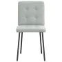 Sillas de comedor 4 unidades terciopelo gris claro von , Essstühle - Ref: Foro24-3315157, Preis: 160,01 €, Rabatt: %